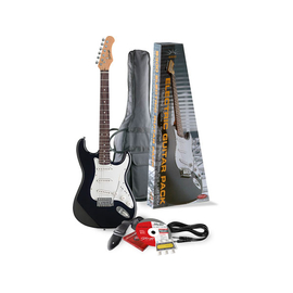 Электрогитара, форма: Stratocaster Stagg S300-BK PACK 2, фото 
